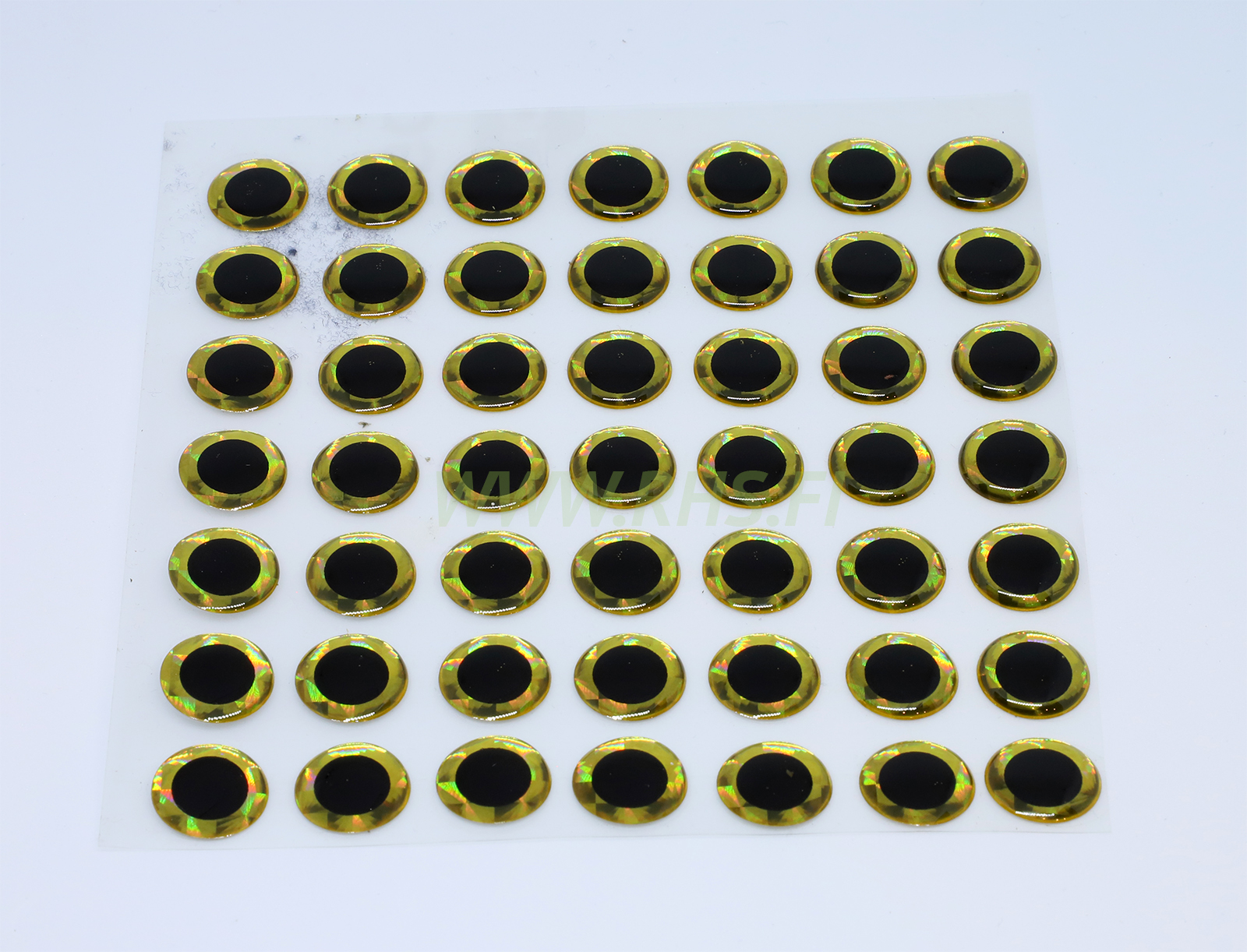 Molded silmät 13mm Kulta 10kpl