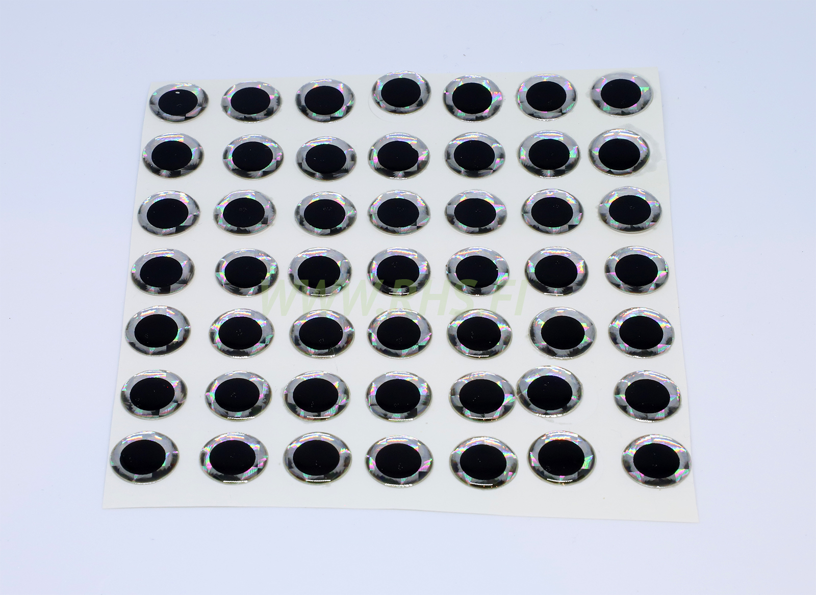 Molded silmät 13mm Hopea 10kpl