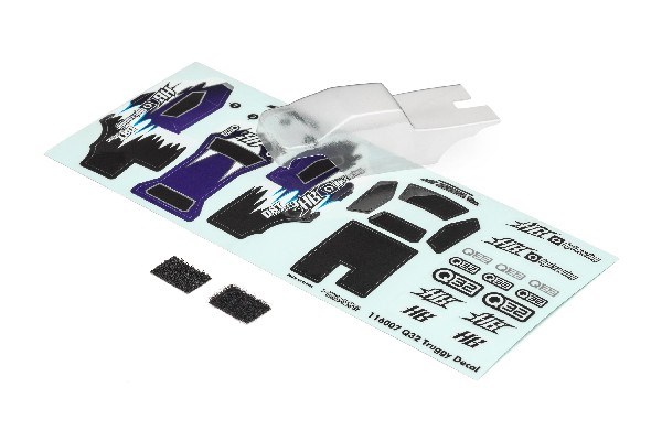 Hpi 116026 q32 D8t tessmann edition body (clear) - 2