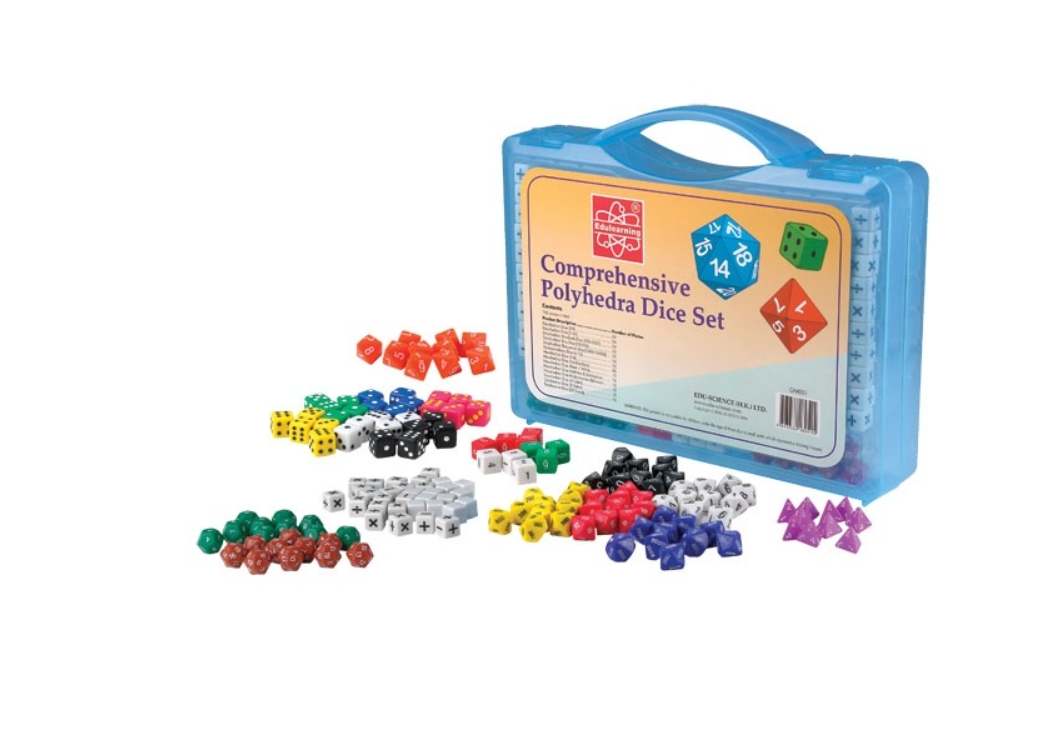 Edulearning Polyhedra Dice setti
