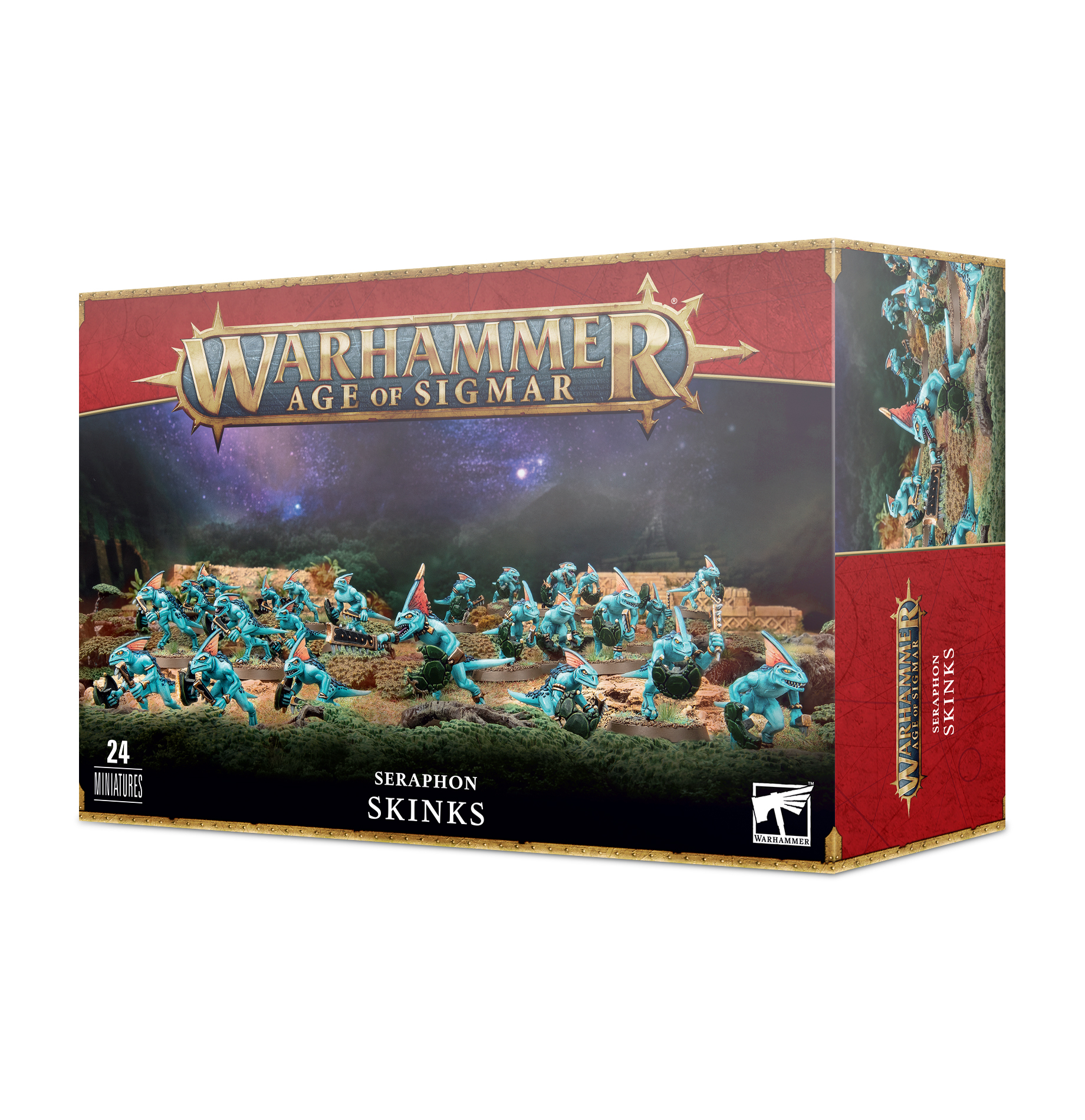 Warhammer 88-07  Age of sigmar Seraphon Skinks