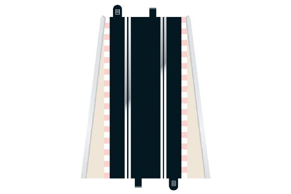 Scalextric C8205 Standard straight 350mm x 2