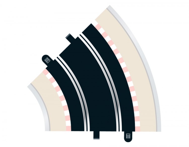 Scalextric C8206 Radius 2 curve 45° (2st)