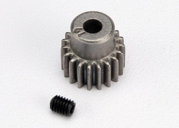 Traxxas 2419 Gear, 19T pinion (48-pitch) / set screw