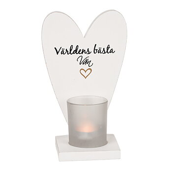Väggljushållare - Världens bästa vän, Present.förp.