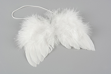 Änglavingar/Fjäder, hänge, 14cm - 2
