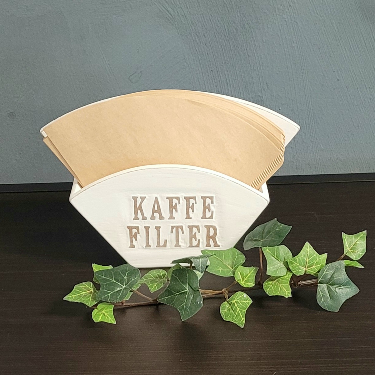 Wooden box "Coffee filters"