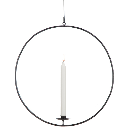 Hanging lantern Sweet, black 40 cm - 2
