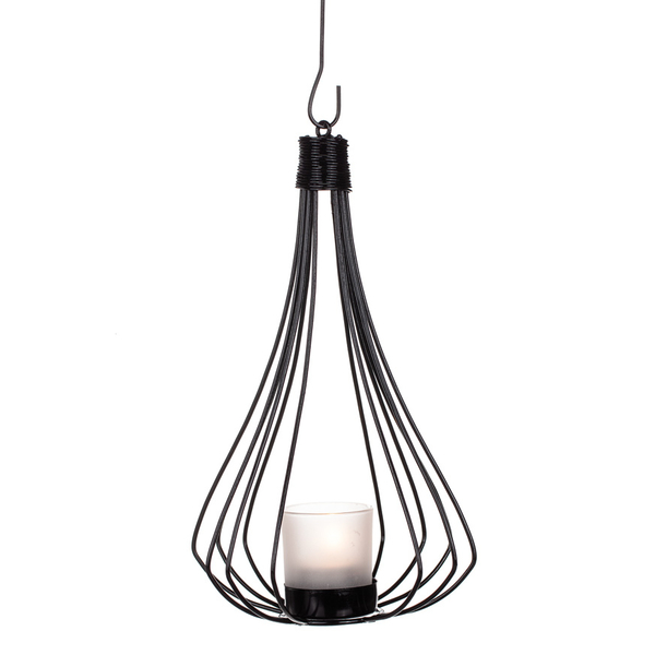 Hänglykta Fortuna, 30 cm svart - 4
