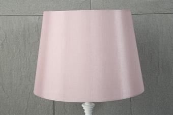 Lampskärm Silka rund, ljuslila 27x35x25cm - 2
