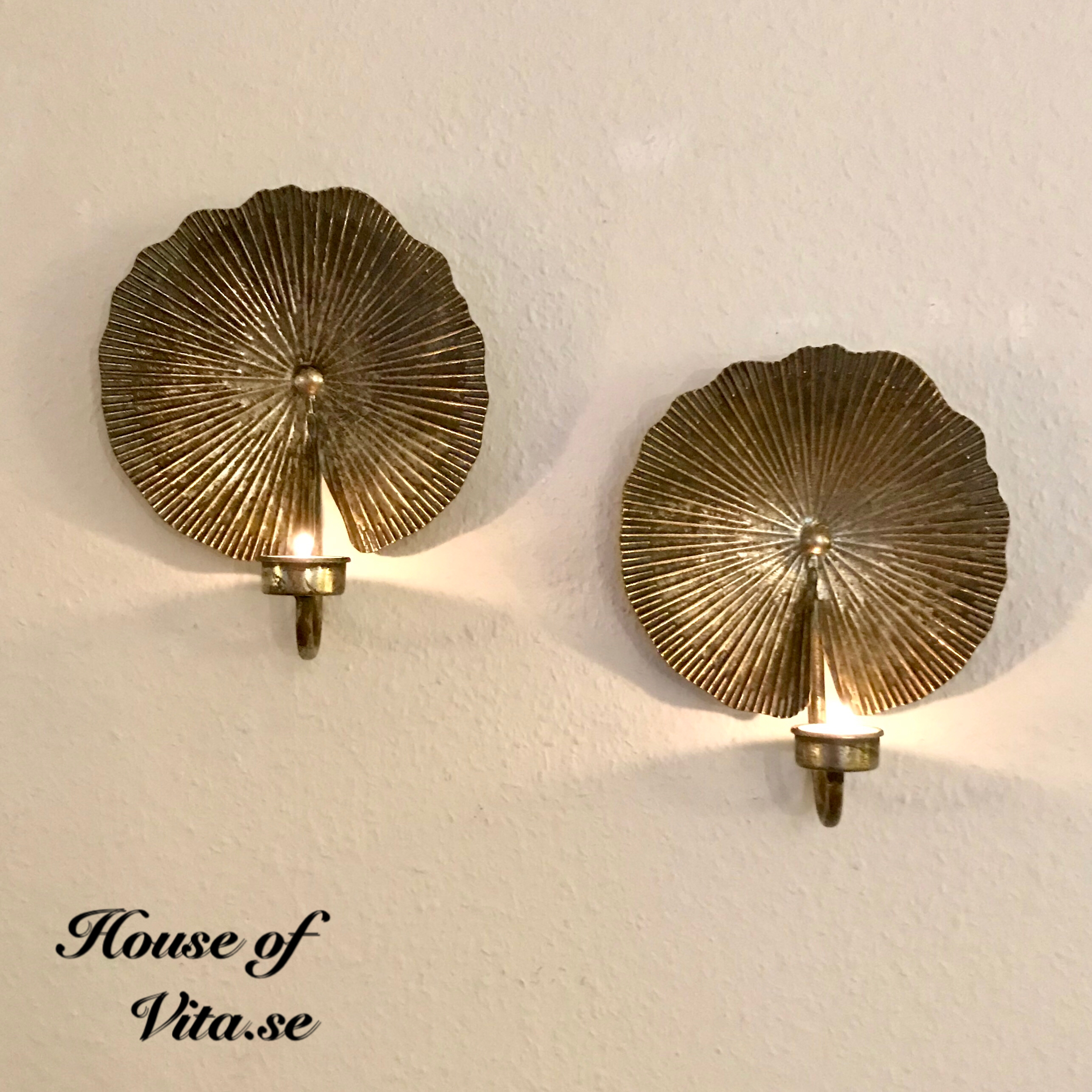 Candle holder Wall Leaves, 20.5x9x25 cm