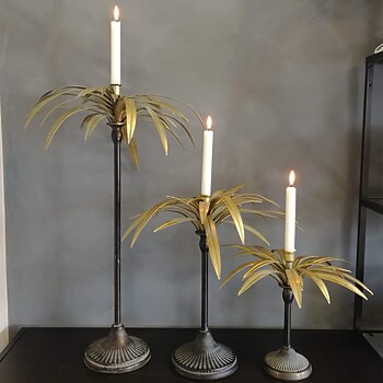 Ljusstake Palm, 43x71 cm