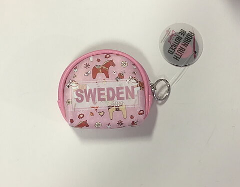 Sverige portmonnä rosa