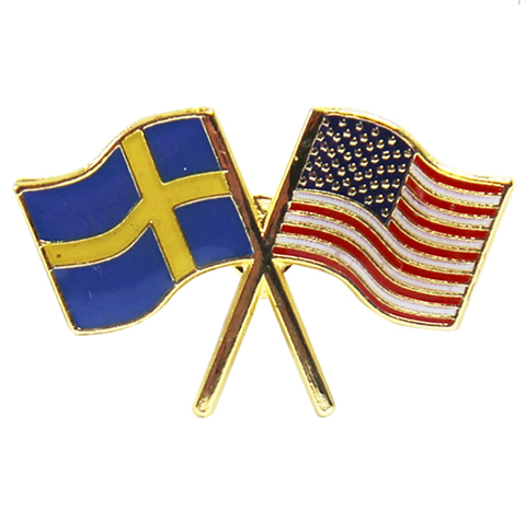 Flag Friendship Pins