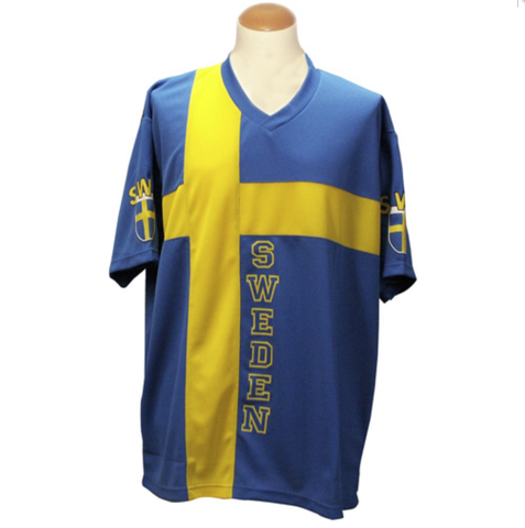 Sporttröja Sverige Flagga Vuxen