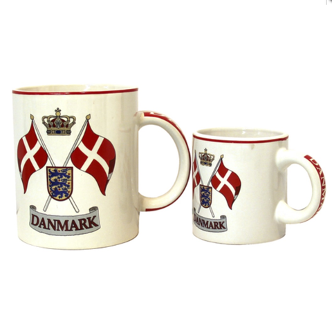 Mug Danmark flags