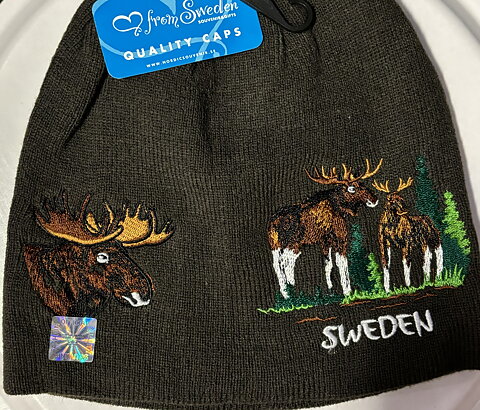 Mössa Älg Sweden 2 färger