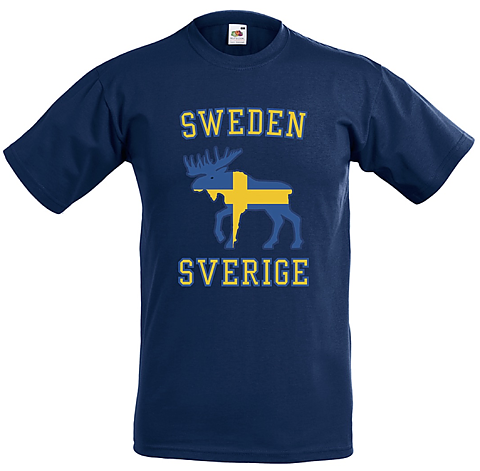 T-shirt Moose Flag