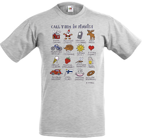BARN T-shirt Call them in Finnish