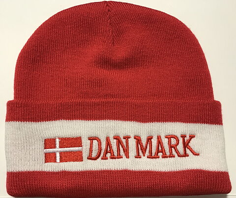 Mössa Danmark Flagga