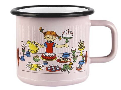 PIPPI Kalas Emalj Mugg 3.7dl