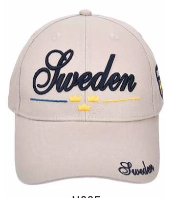 Keps Sweden Tre kronor khaki