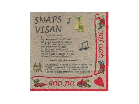 Julservetter 33x33 CM