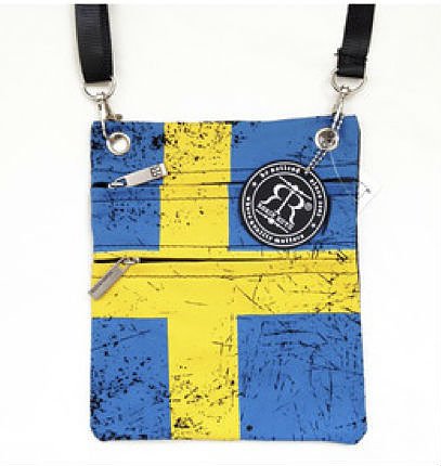 Kanvas Passport Väska Flagga