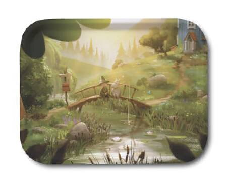 Snufkin And Moomin Tray 27x20
