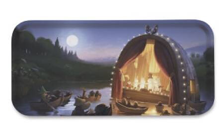 Moomin Theatre Wooden Tray 32x15cm