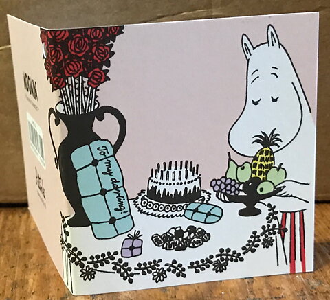 Moomin Mini Cards folded