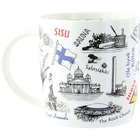 Mug Finland Drawings