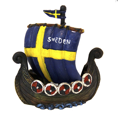 Vikingaskepp 8cm