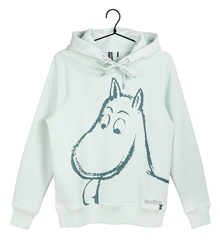 Mumin Hoddie sketch mintgreen