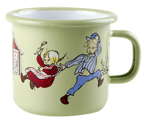 Emalj Mugg Emil & Ida 2.5dl