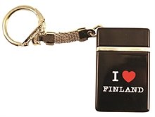 Nyckelring Tändare I Love Finland 