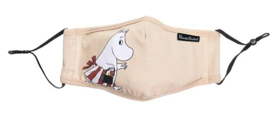 MUMIN MUNSKYDD Vuxen BOMULL - 4