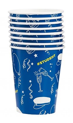 Student Paper cups 8pc
