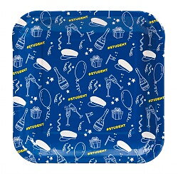 Student Paper plates 22cm 8pc