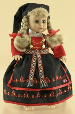 Vinyldocka Norge  28cm