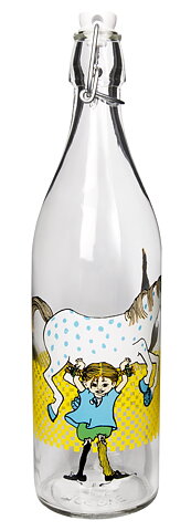 PIPPI GLASFLASKA 1L
