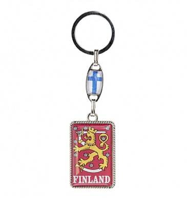 Nyckelring Finland Lejon