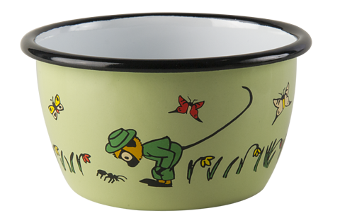 PIPPI ENAMEL BOWL MR NILSSON 3DL