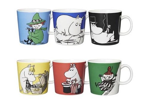 Arabia Mumin Minimugg Classic 6-pack