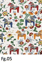 Leksand Dalahorse Fabric