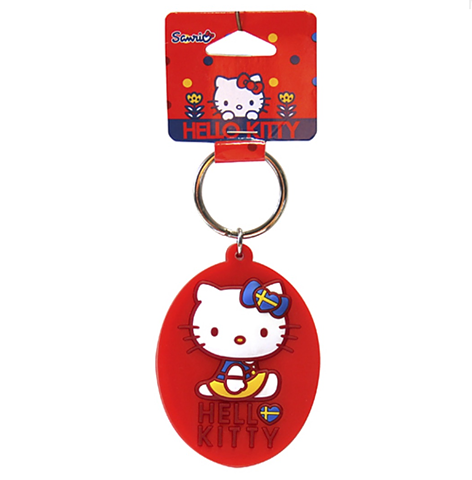 Nyckelring Hello Kitty gummi Sweden