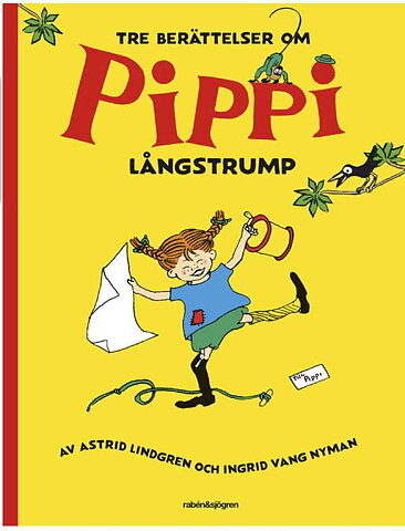 Bok med Tre Berättelser om Pippi Långstrump