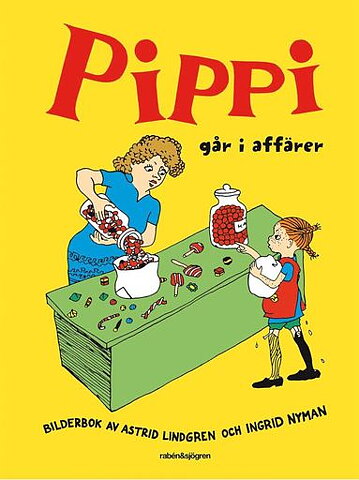 Pippi  handlar boken 