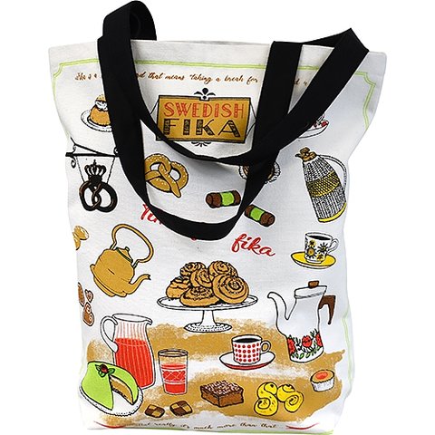 Canvas Shoulderbag Swedish Fika