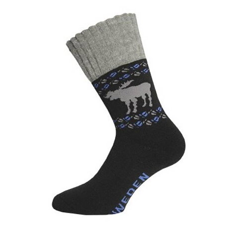 Vinter Socka Älg Sweden storlek 41-45